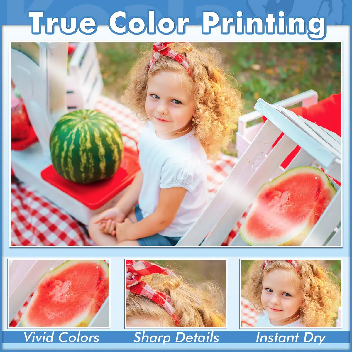 KOALA PAPER Resin Coated 8x10 In Satin Photo Printer Paper 72lb | 50 Sheets, Water-Resistant, True-Color Reproduction - view 7