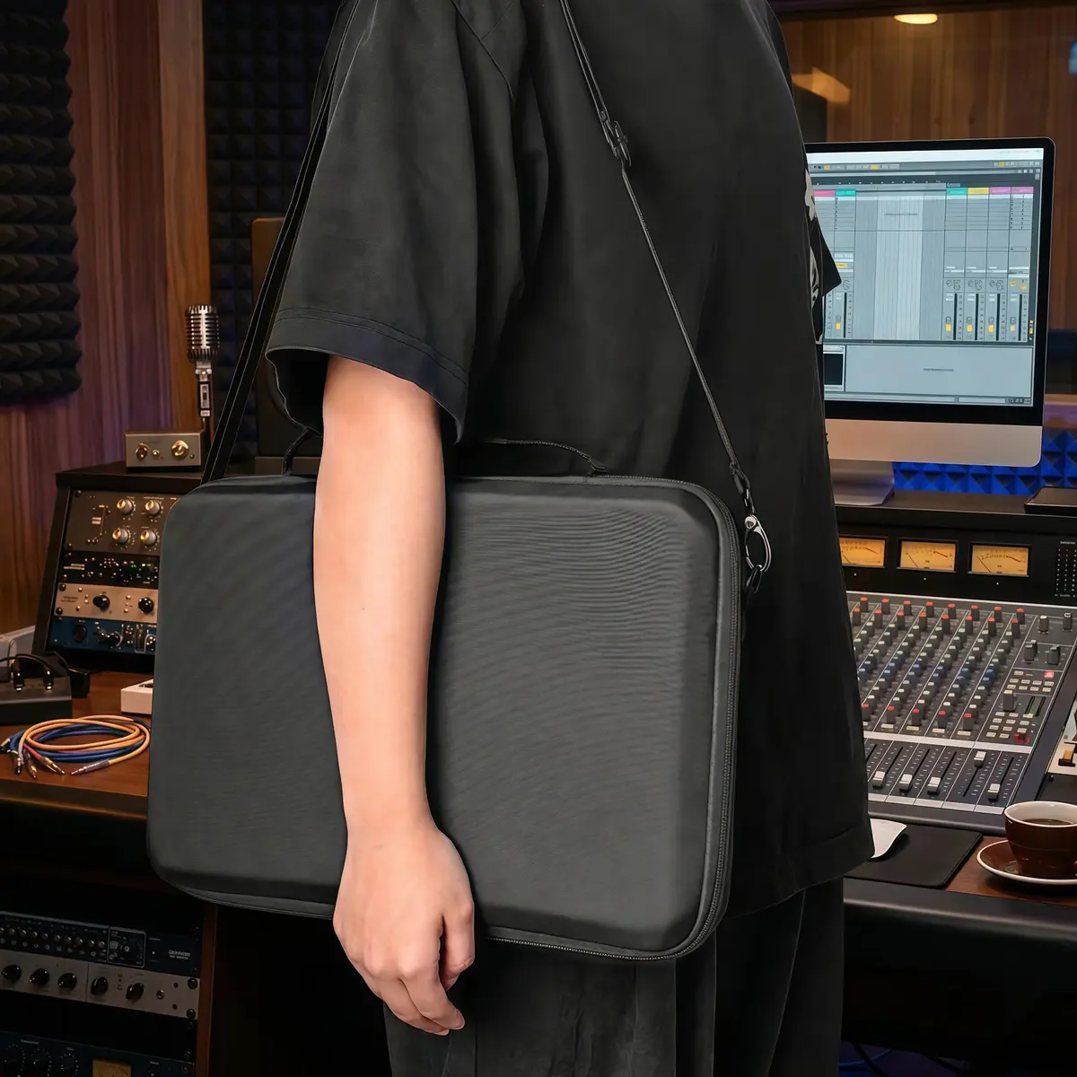 Musiin Premium Velvet Midi Keyboard Case Compatible with Arturia MiniLab 3 | Custom-fit, Rugged & Soft Velvet Lining (70-120 chars) - view 6