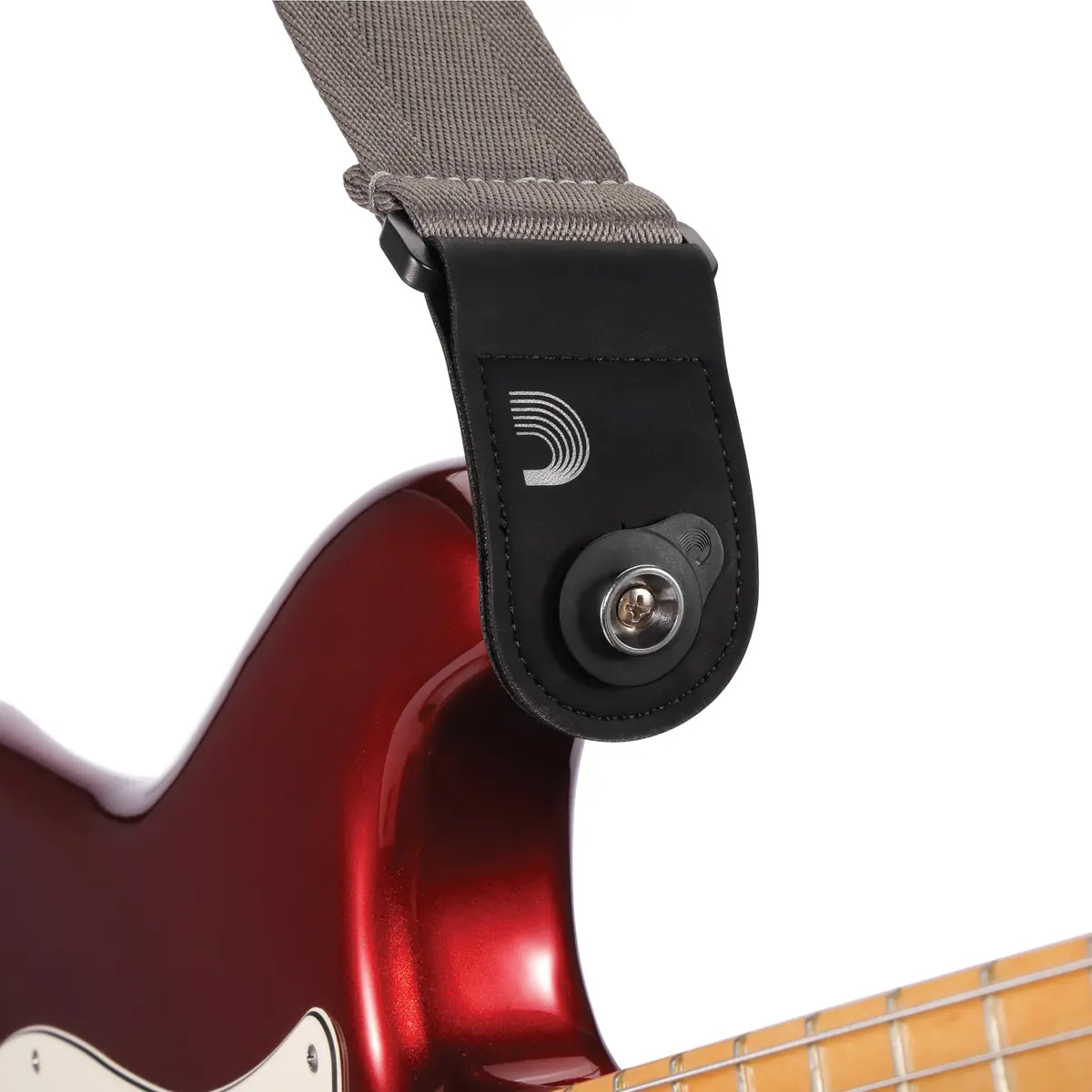 D'Addario Flex Lock Strap Blocks Set of 4 Black | Secure Guitar Strap Solution - view 2