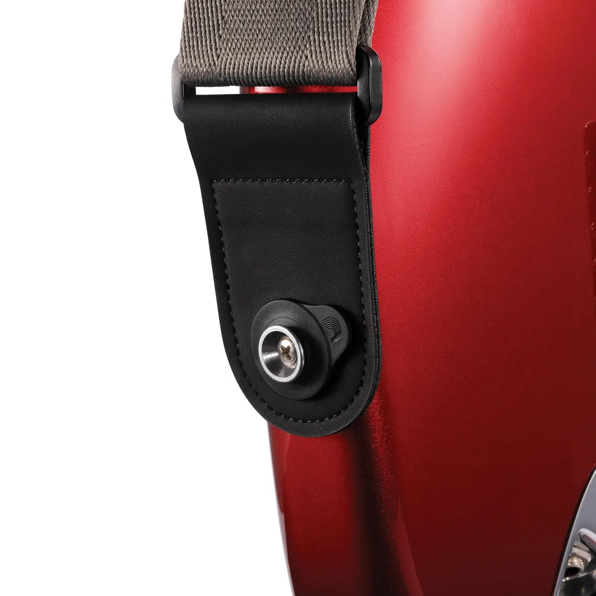 D'Addario Flex Lock Strap Blocks Set of 4 Black | Secure Guitar Strap Solution - view 3