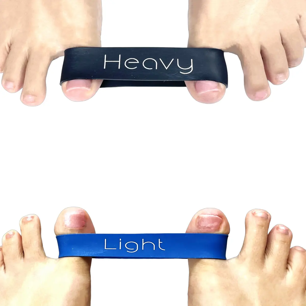 ss soxsense Toe Stretcher Bands 2-Piece Set | Foot Exercise Resistance Bands for Toe Alignment - main product image