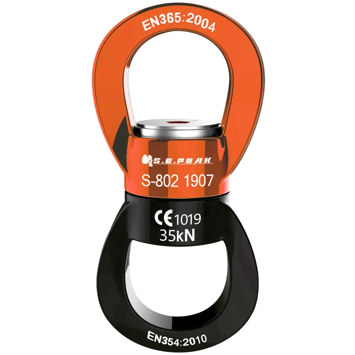 PROND 35kN Swing Swivel Rotational Device with Carabiner, 73g (2.58oz) | Heavy Duty for Tree Swings, Aerial Silks, Hammocks - main product image