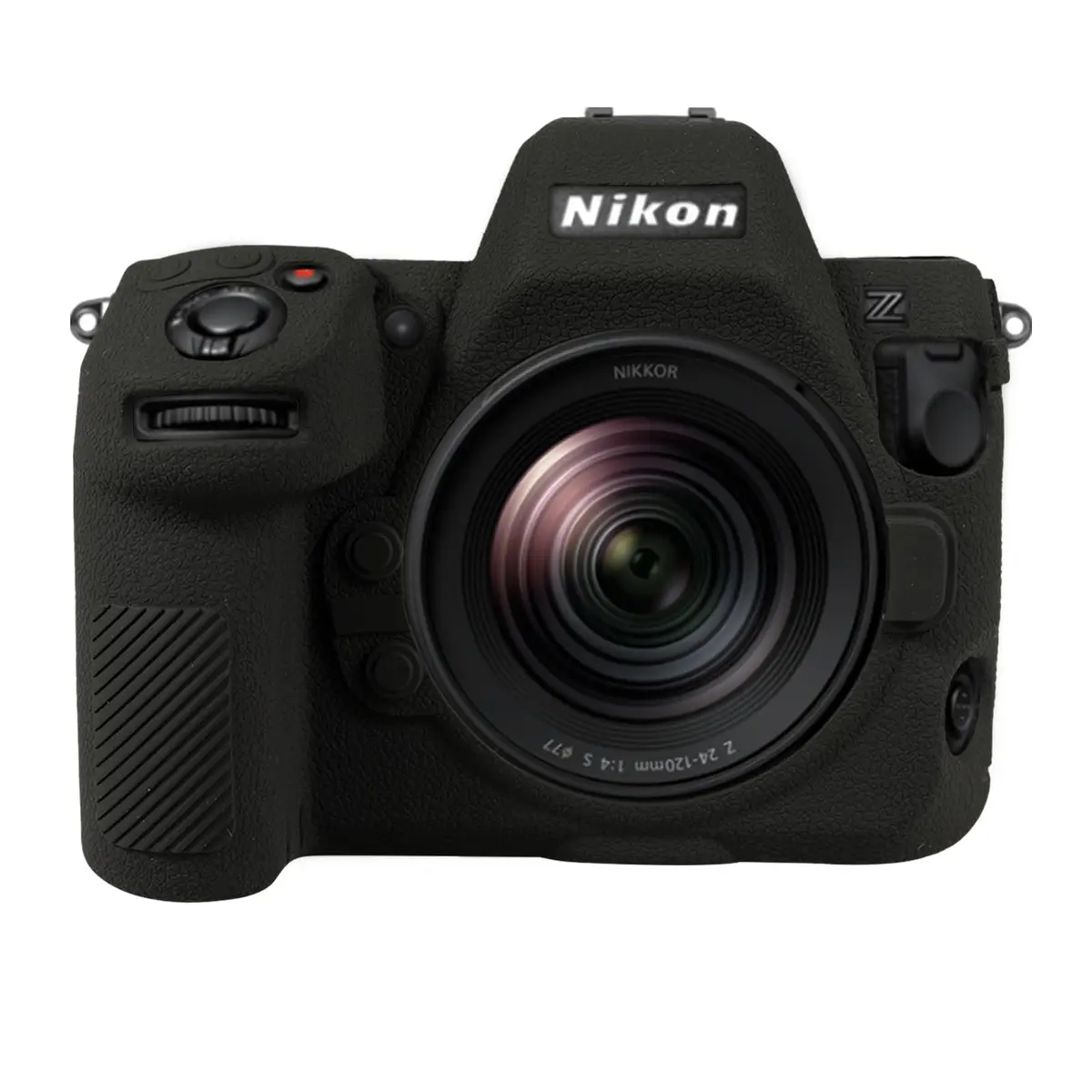 Easy Hood Z8 Camera Case Black | Soft Silicone Protective Cover for Nikon Z8 - main product image