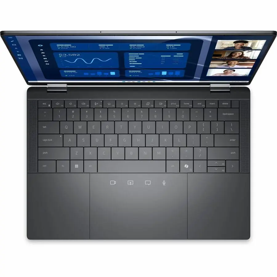 Dell Latitude 9450 14" Touchscreen Convertible Notebook - QHD+ - Intel Core Ultra 7 165U - 16 GB RAM - 512 GB SSD - Magnetite - view 10