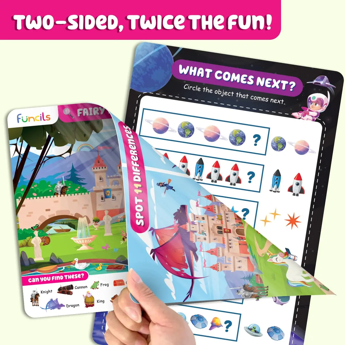 Funcils Search and Find Educational Toy Mats for Kids Ages 3-6 | Cognitive & Creative Skills - view 7