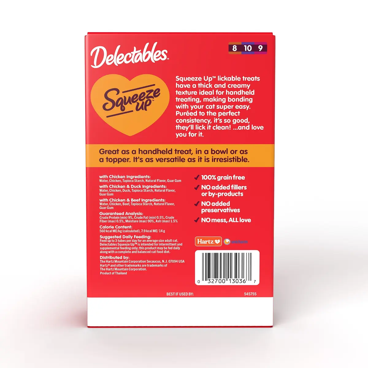 Delectables Squeeze Up Cat Treats 20 Pack | Grain-Free, Hydrating & Suitable for All Ages - view 7