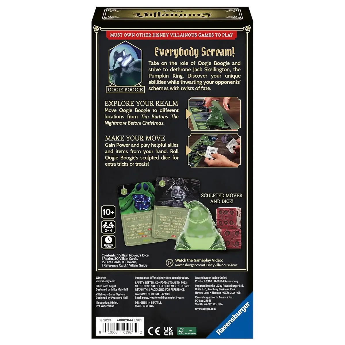 Ravensburger Disney Villainous Filled with Fright Strategy Board Game | Ages 10+ - view 7