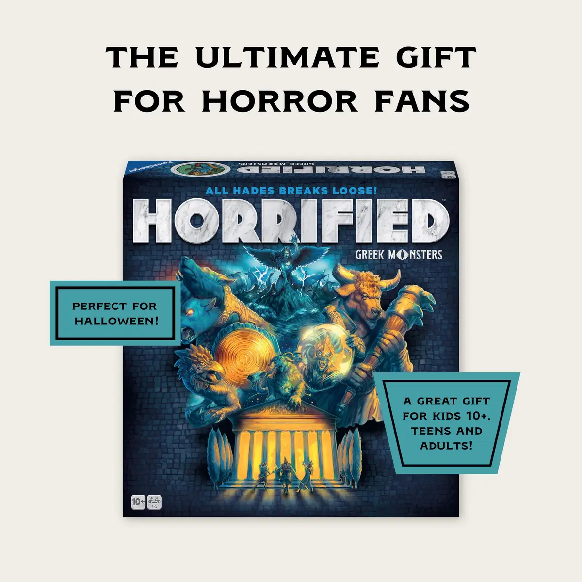 Ravensburger Horrified Greek Monsters Board Game | Cooperative Strategy for 1-5 Players (70-120 chars) - view 7