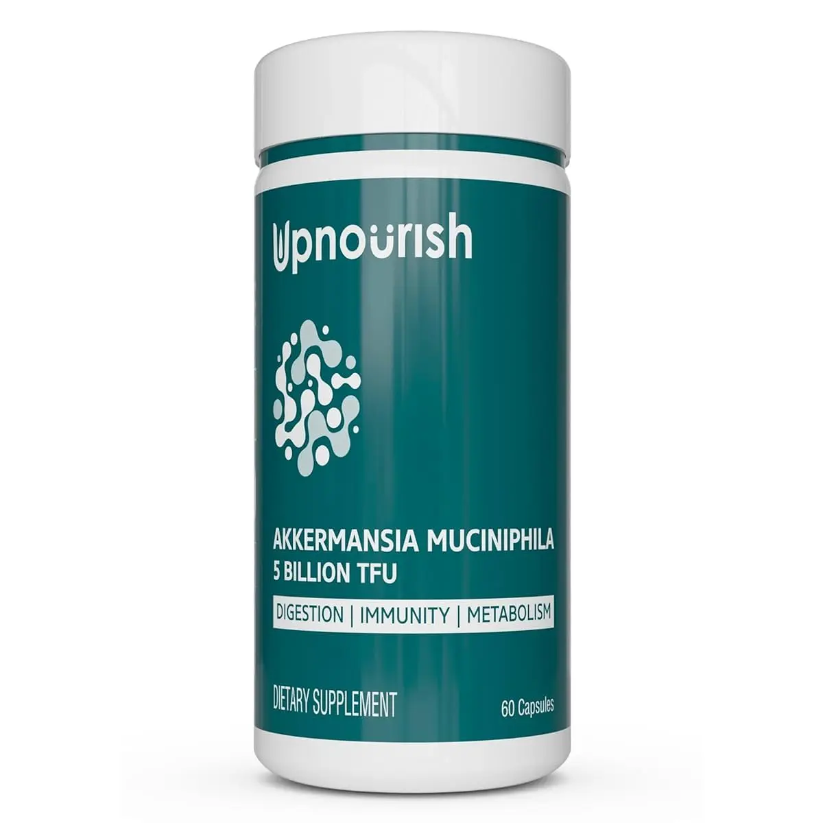 UpNourish Probiotics for GLP-1 Support, 60 Capsules | Supports Gut & Immunity - main product image