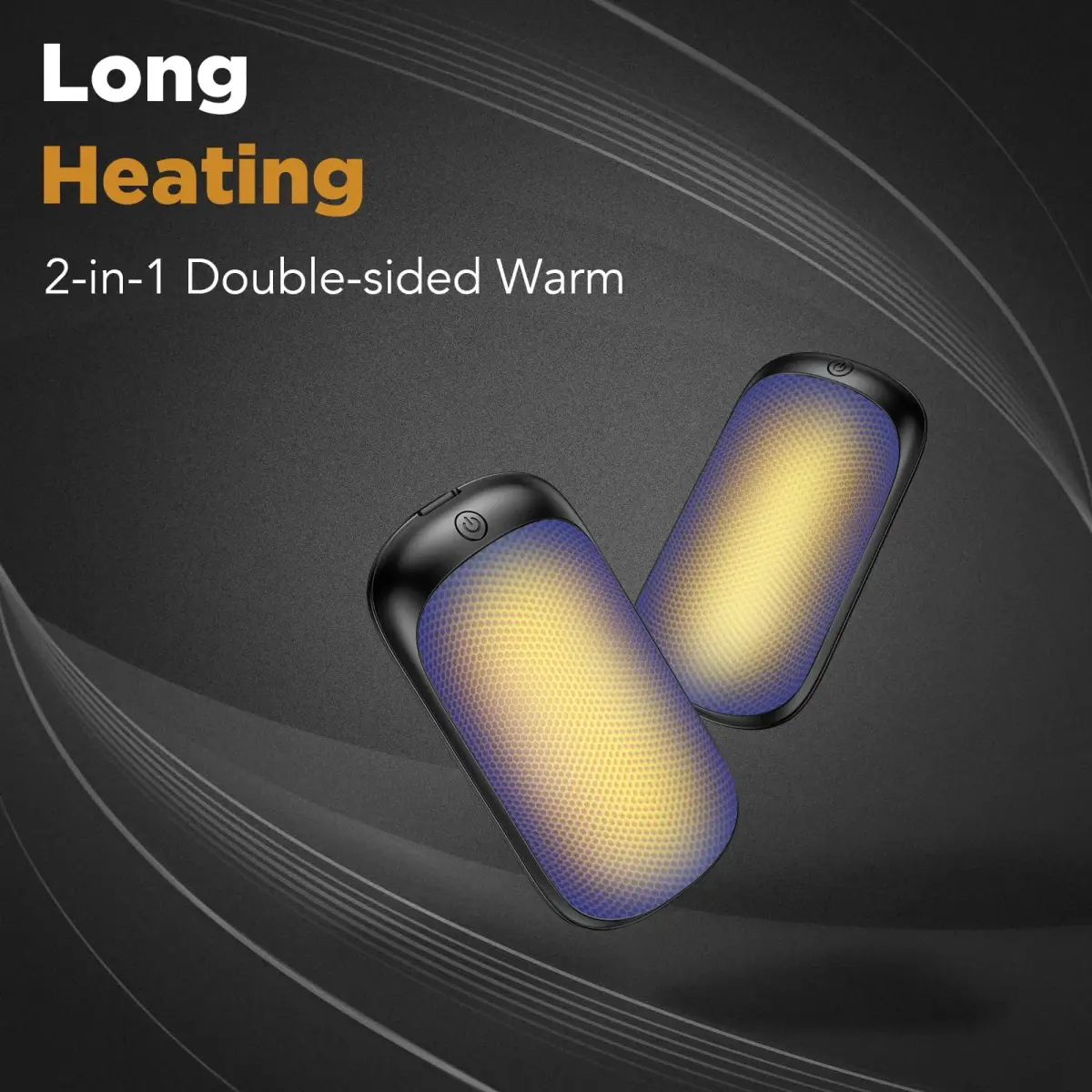 Lerat Rechargeable Hand Warmers 2 Pack 131°F Max Heat | 12-Hour Warmth for Extreme Cold - view 4