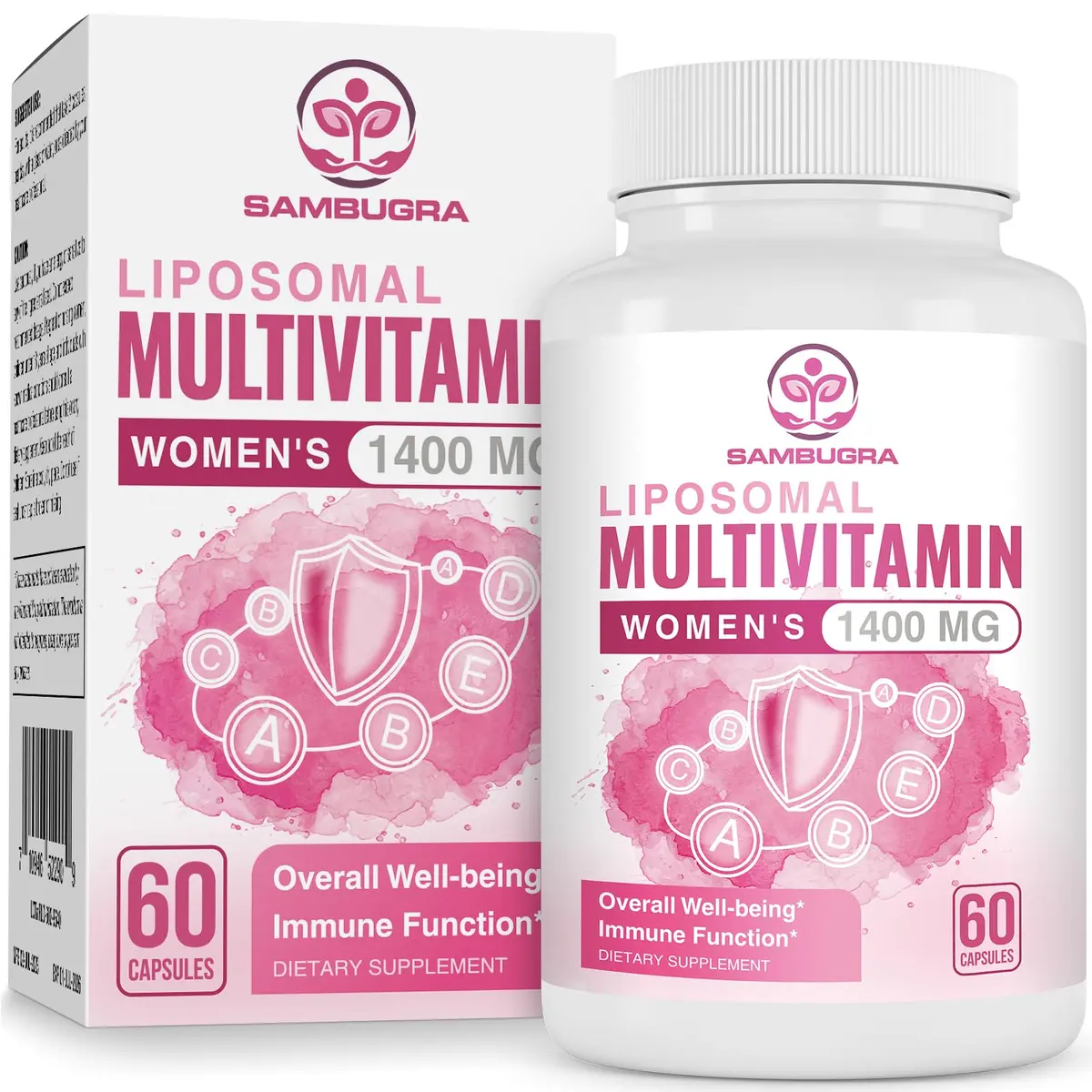 Sambugra Liposomal Multivitamin for Women 1400MG | Supports Immunity, Hair & Skin - main product image
