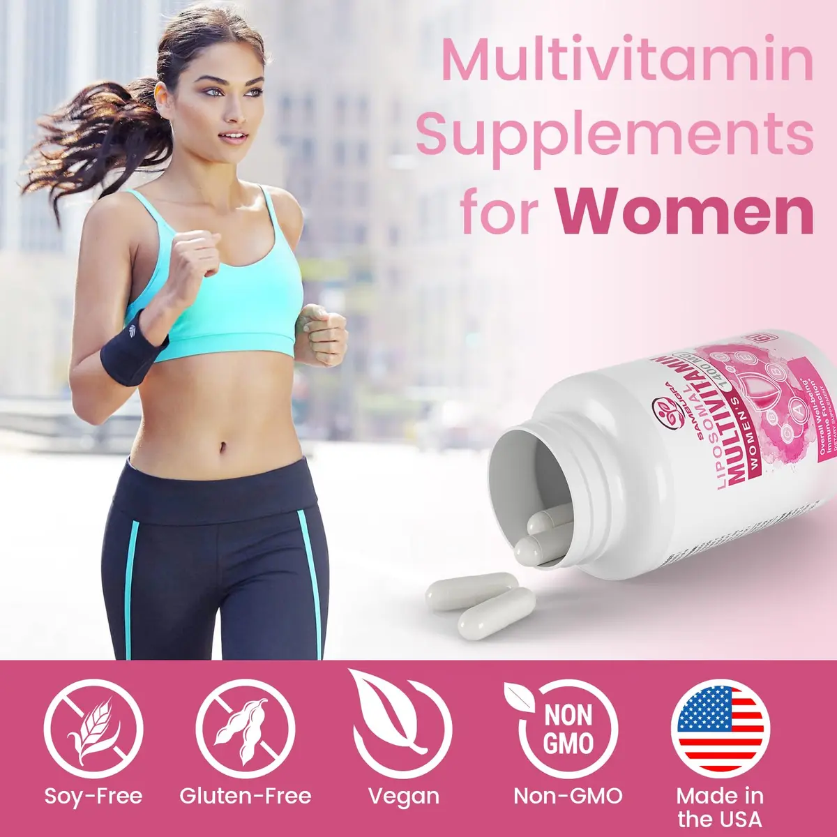 Sambugra Liposomal Multivitamin for Women 1400MG | Supports Immunity, Hair & Skin - view 6