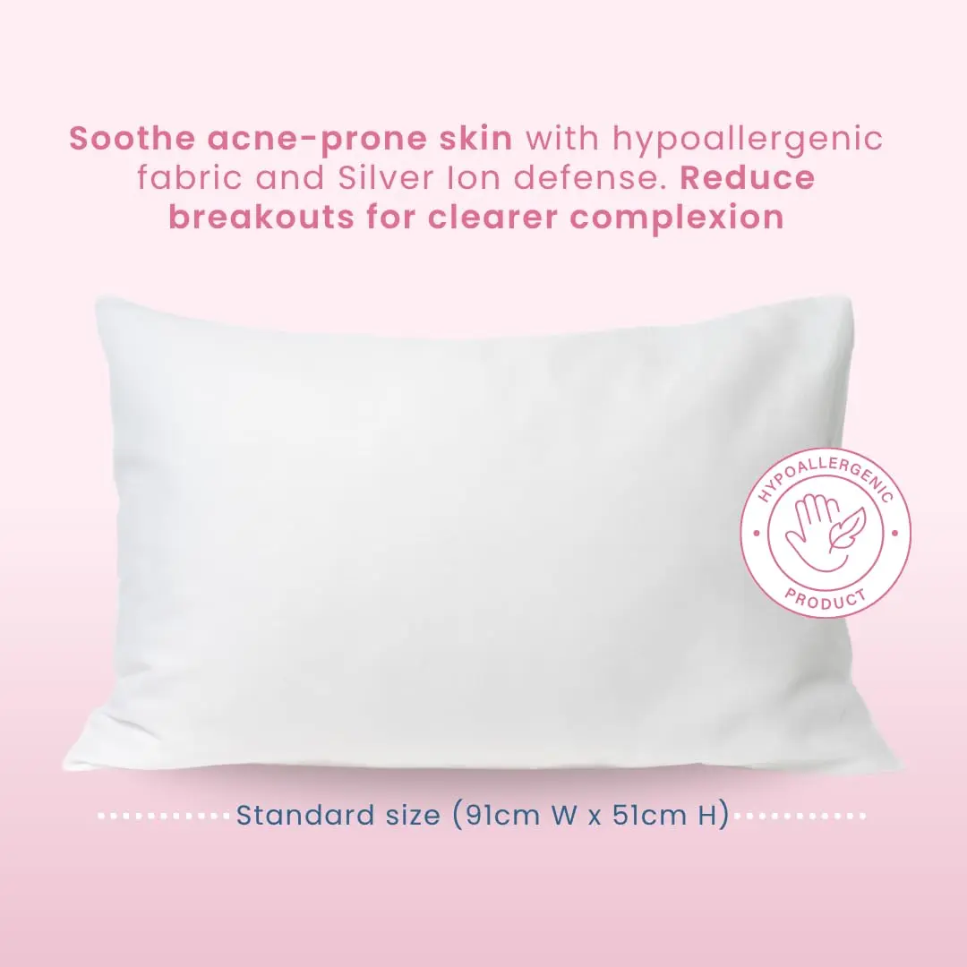 CLEAN SKIN CLUB Silver Ion Pillowcases Standard Size | Hypoallergenic & Odor-Resistant (70-120 chars) - view 8
