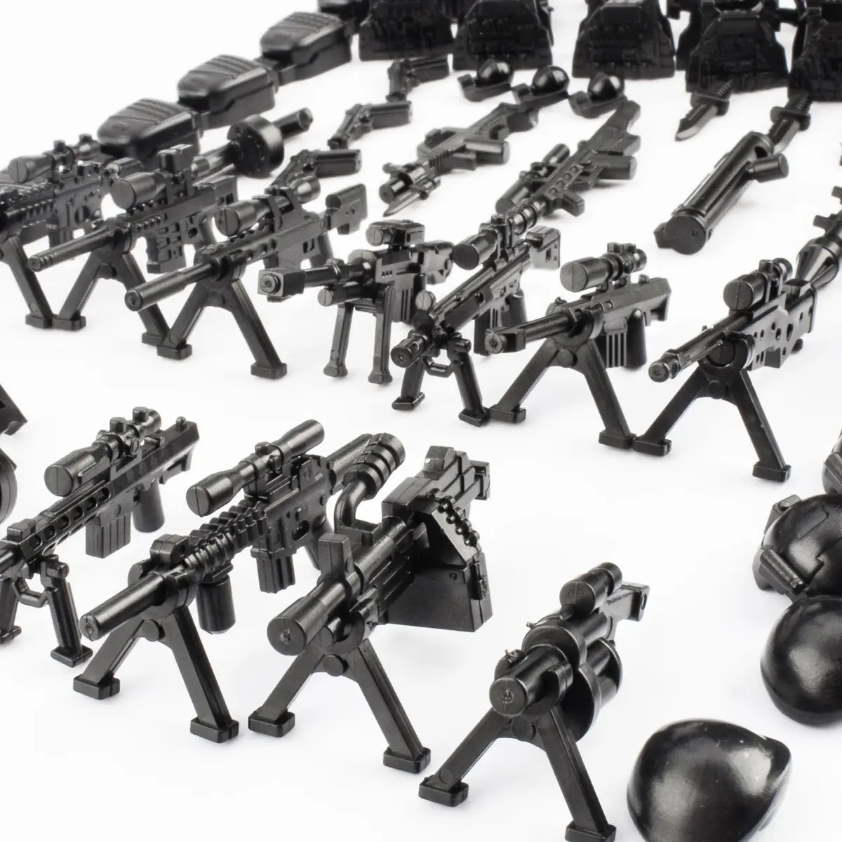 MaozyHomie US Army Battle Toy Set Weapons Pack 83 Pcs | Compatible with Major Brands - view 5