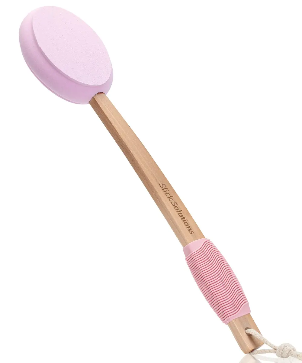 Slick Solutions Lotion Applicator 17 inch Pink | Easy Reach for Back & Body - main product image