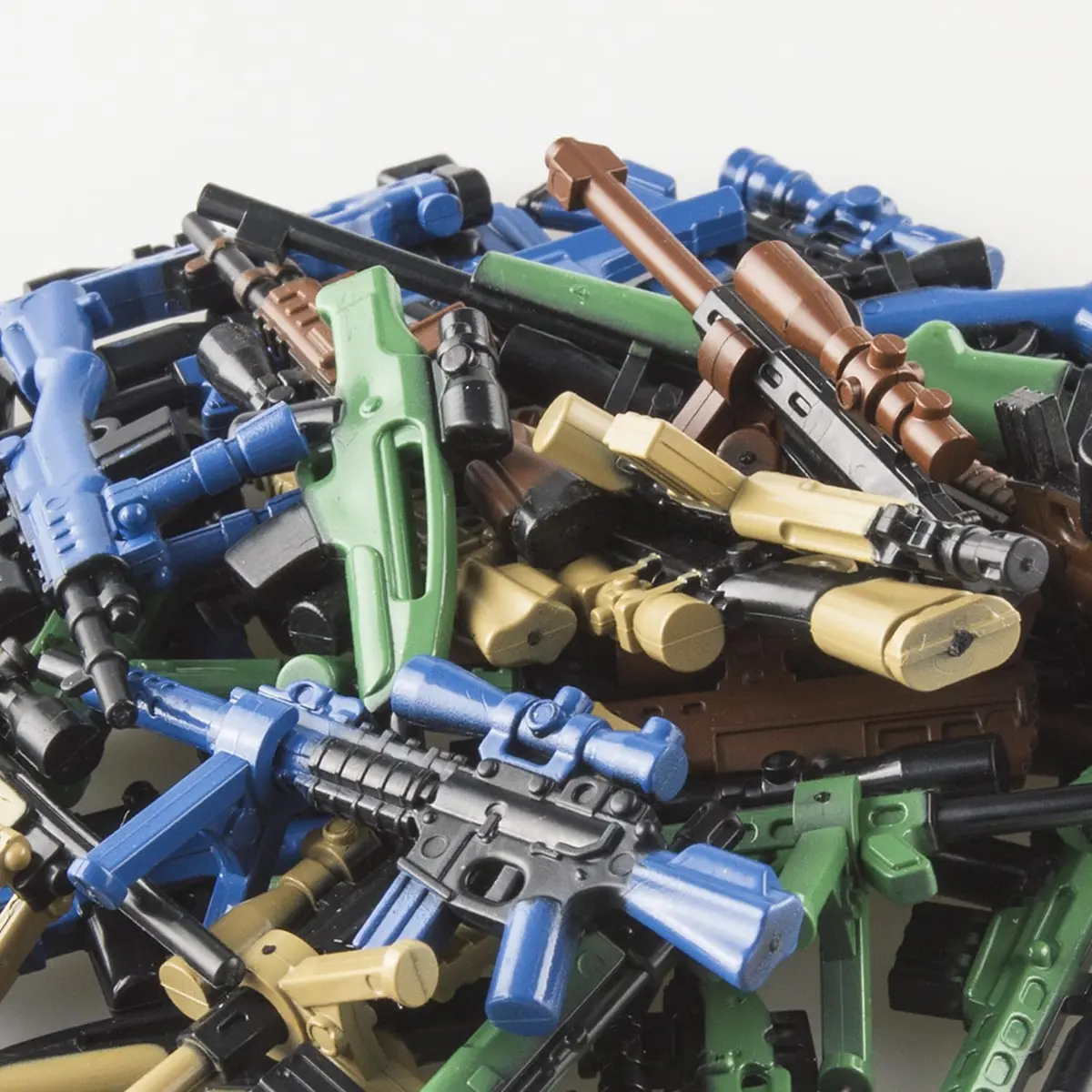 MaozyHomie 44 Pcs Weapons Pack Military 4 Countries | Compatible with Major Brands, Ages 3+ - view 6