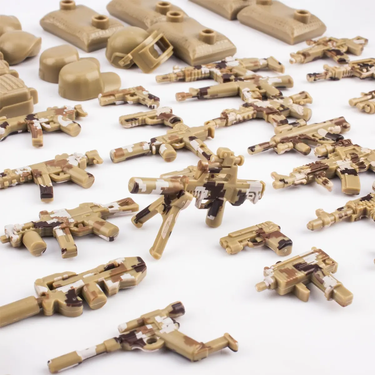 MaozyHomie 63 Pcs Military Weapons Set Accessories UK Special Forces Toys | Compatible with Major Brands - view 5