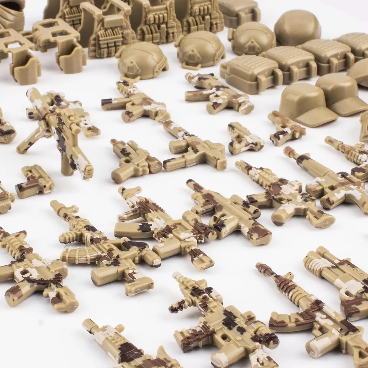 MaozyHomie 63 Pcs Military Weapons Set Accessories UK Special Forces Toys | Compatible with Major Brands - view 6