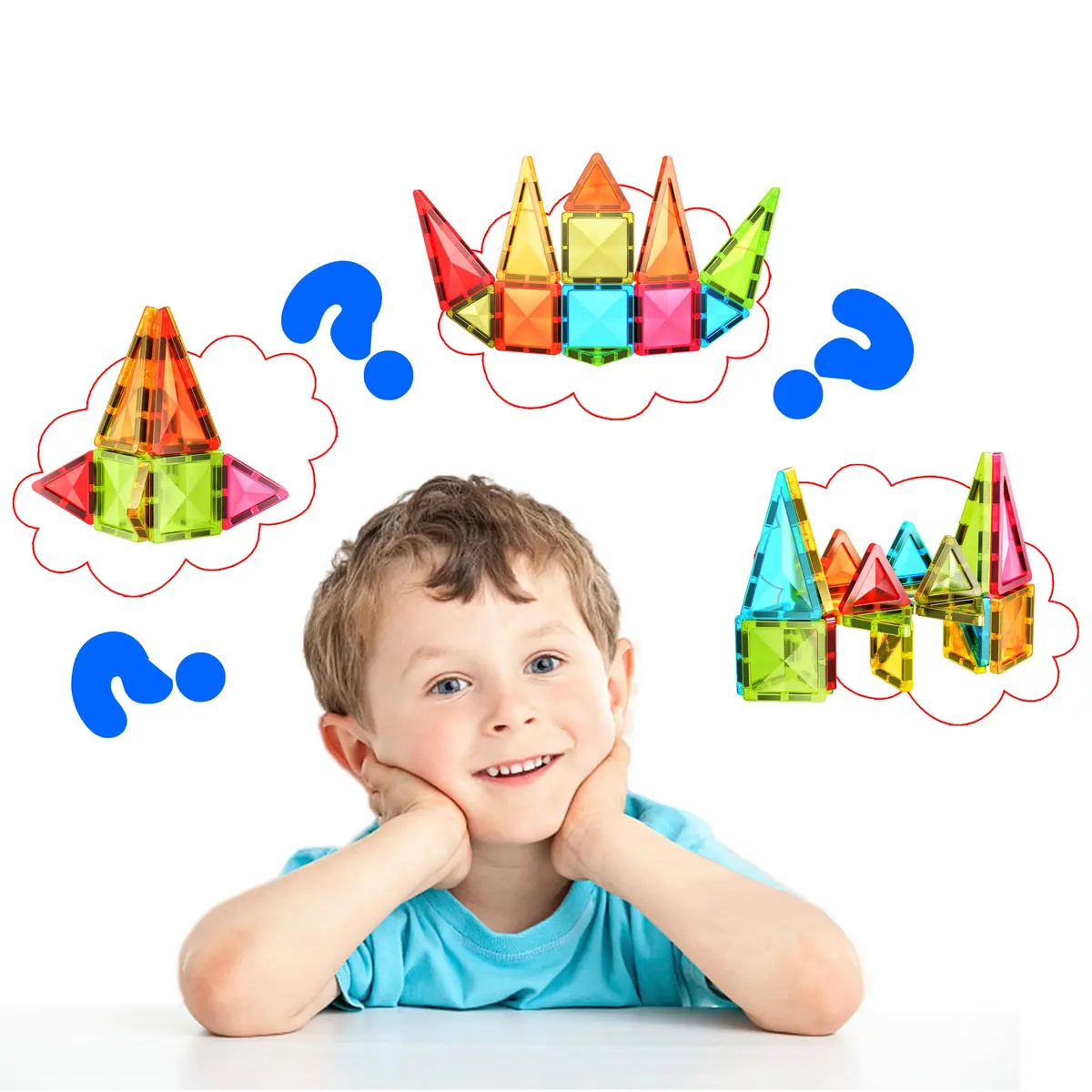 PicassoTiles Magnetic Tile 24pc Mini Diamond Set | Travel Size STEM Educational Toy for Kids 3+ - view 6