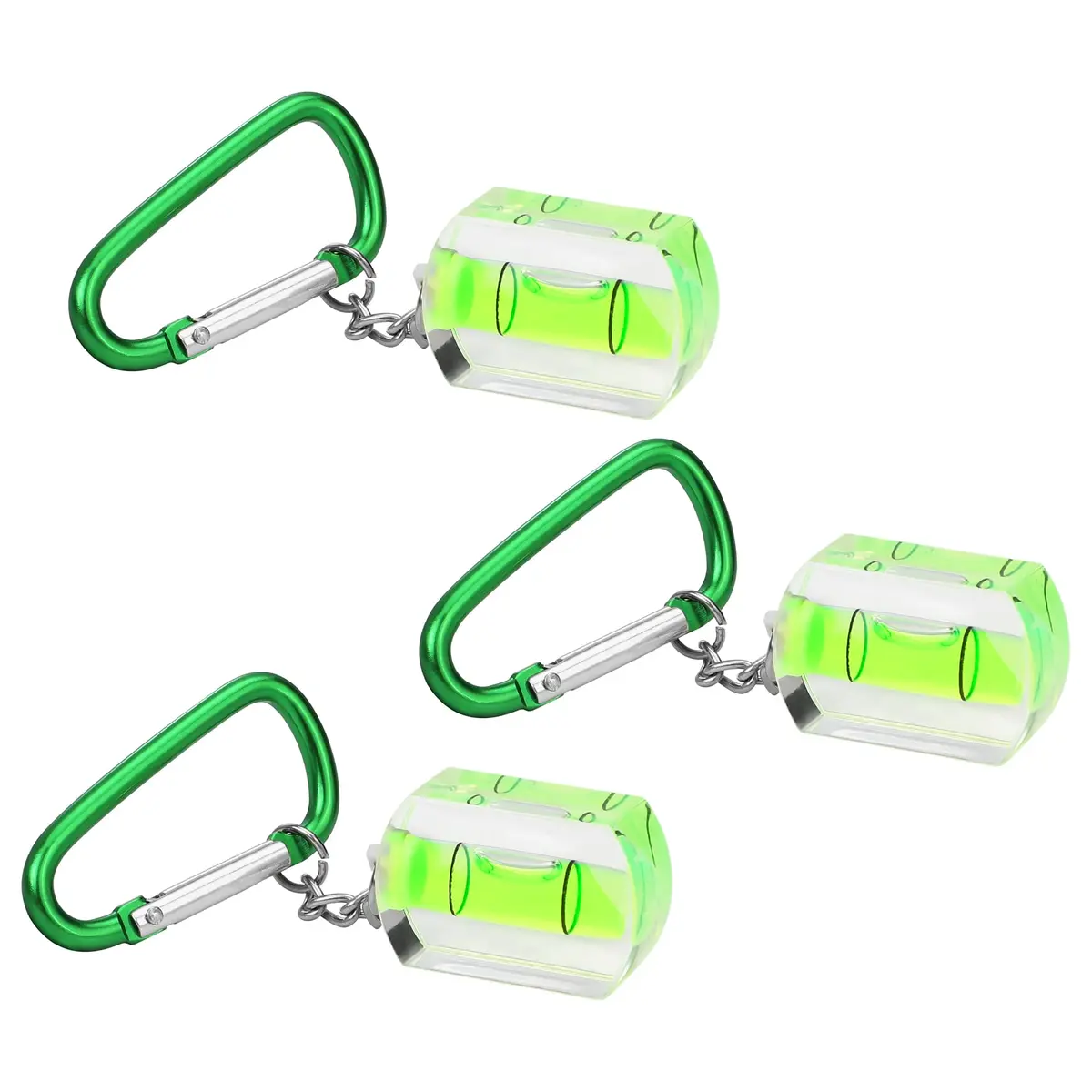 WORKPRO 3-Pack Mini Pocket Tool Spirit Level with Keychain | Accurate Bubble Level for Picture Hanging & Layout - main product image