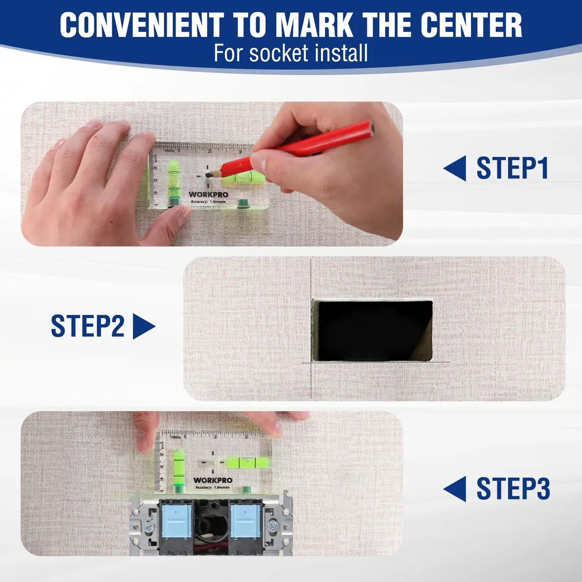 WORKPRO 3-3/4 Inch Mini Magnetic Pocket Level Tool | Compact, Accurate, Magnetic for DIY & Professionals - view 5