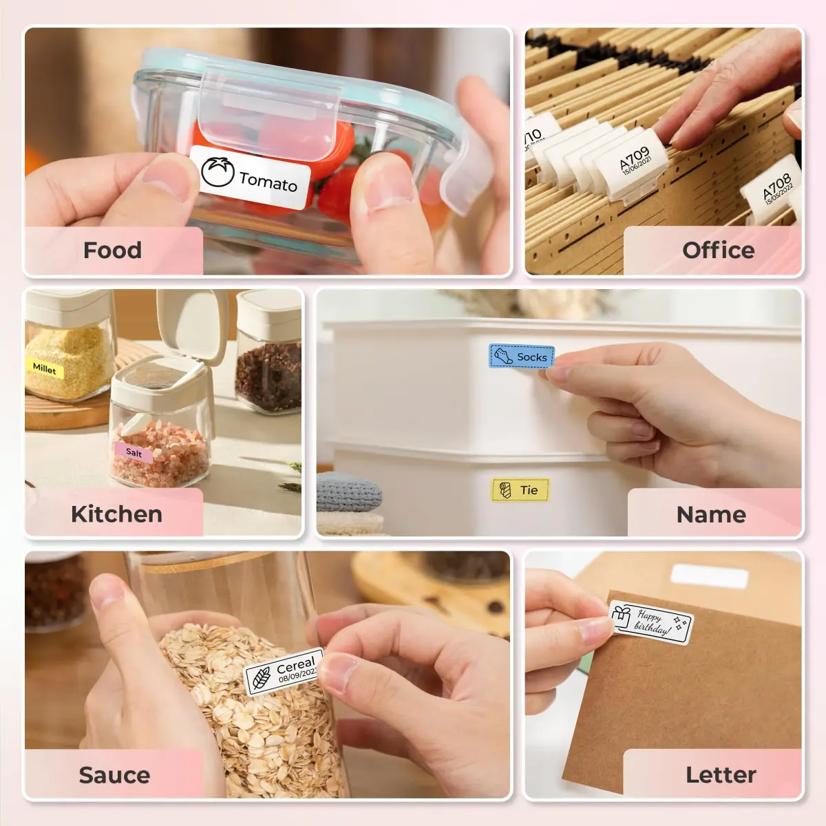 Nelko P21 Bluetooth Label Maker Machine with Tape | Portable Wireless Mini Label Printer - view 8