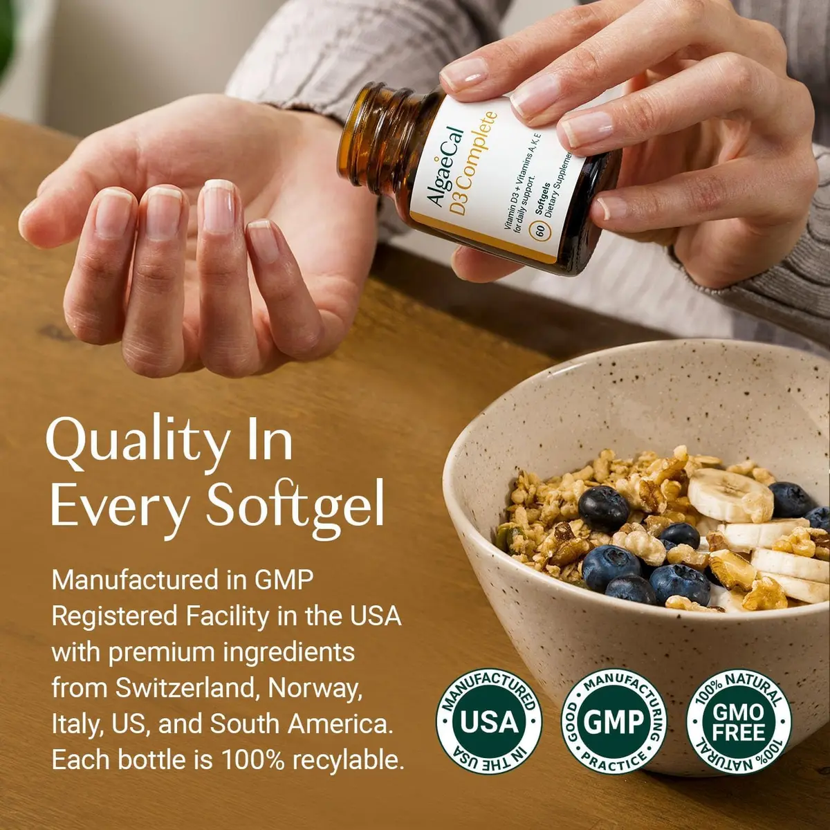 ALGAECAL D3 Complete 60 Softgels - view 7