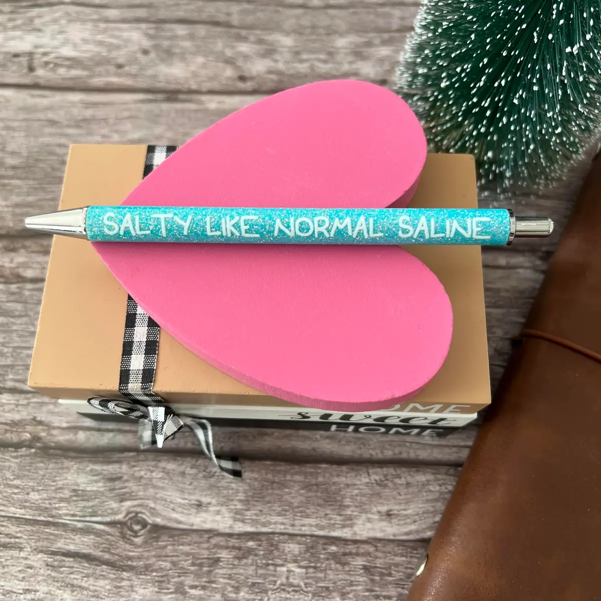 Jxueych 4Pcs Glitter Ballpoint Pens with Funny Sayings | Vibrant Office Supplies for Colleagues (14 CM/5.5 inches) - view 5