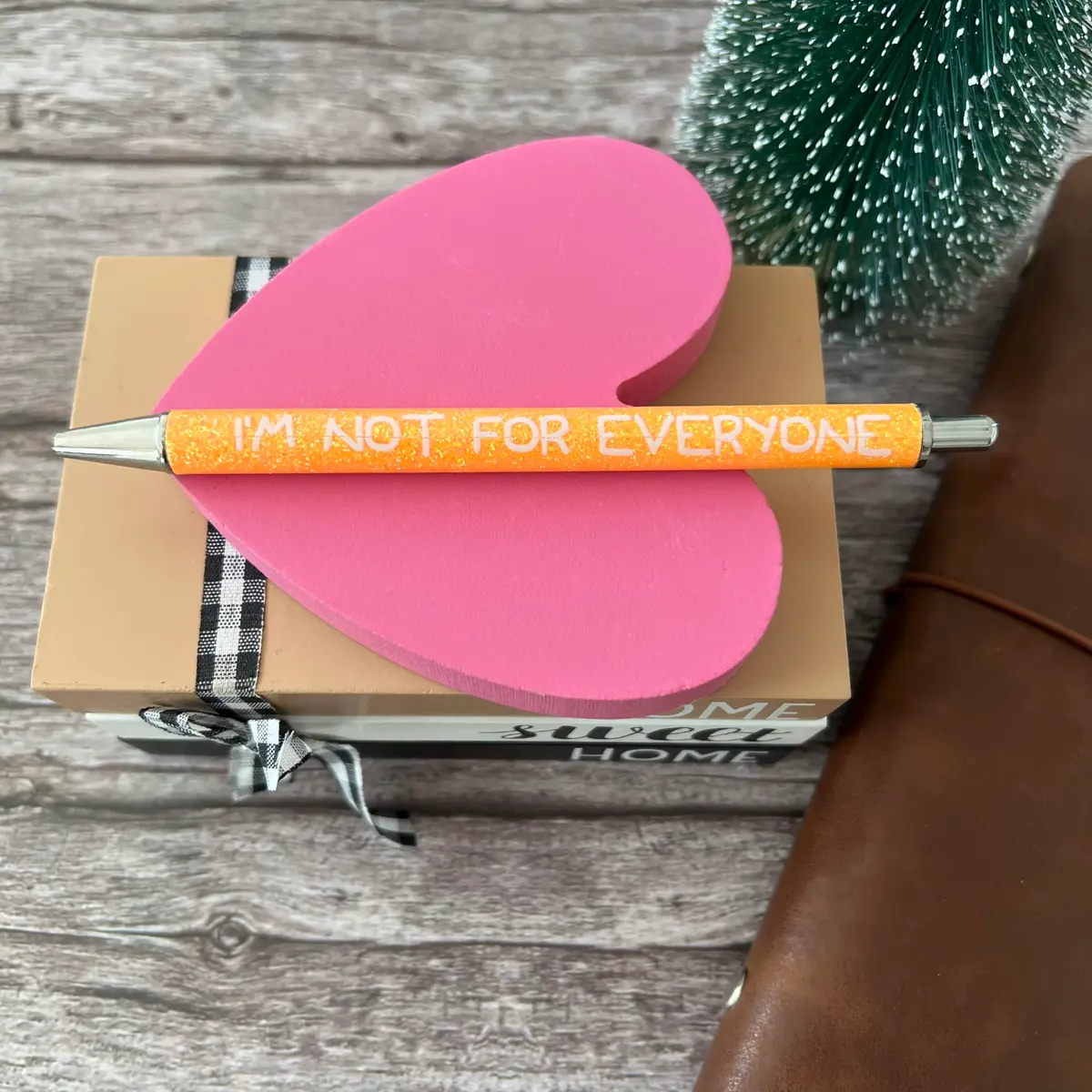 Jxueych 4Pcs Glitter Ballpoint Pens with Funny Sayings | Vibrant Office Supplies for Colleagues (14 CM/5.5 inches) - view 3