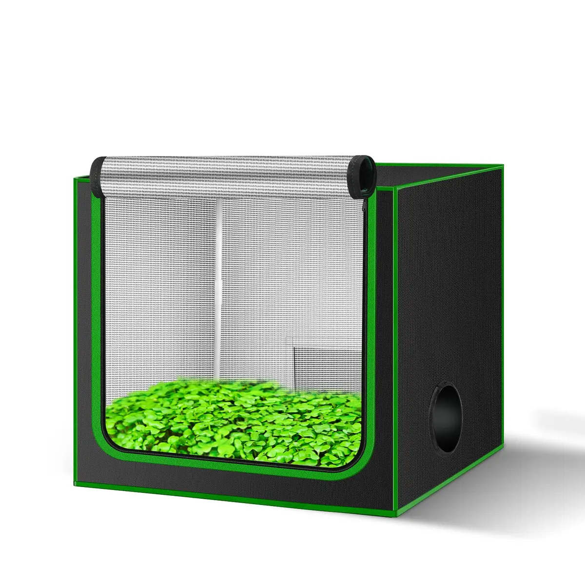 MELONFARM Hydroponic Grow Tent 24"x16"x24" | Reflective 600D Diamond Mylar Indoor Garden - main product image