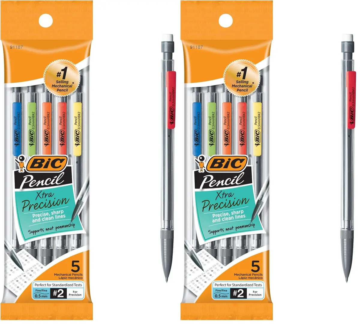 BIC Xtra-Precision Mechanical Pencil 0.5mm | Sharp, Smudge-Proof, Refillable for Precise Writing - main product image