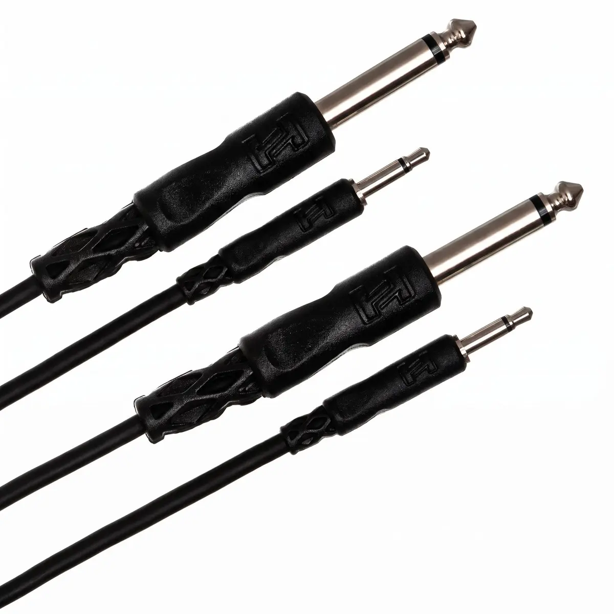 Hosa CMP-303 3.5 mm TS to 1/4" TS Mono Interconnect Cable 3 feet | Durable, Low-Loss Audio Connection - main product image