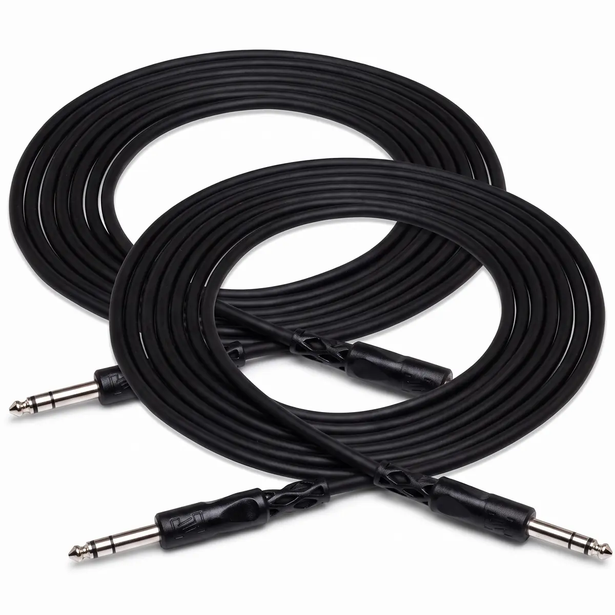 Hosa CSS-110 Balanced 1/4" TRS to 1/4" TRS Interconnect Cable, 3.05 m (10 Feet) Pack of 2 | Professional Audio Signal Transfer - main product image