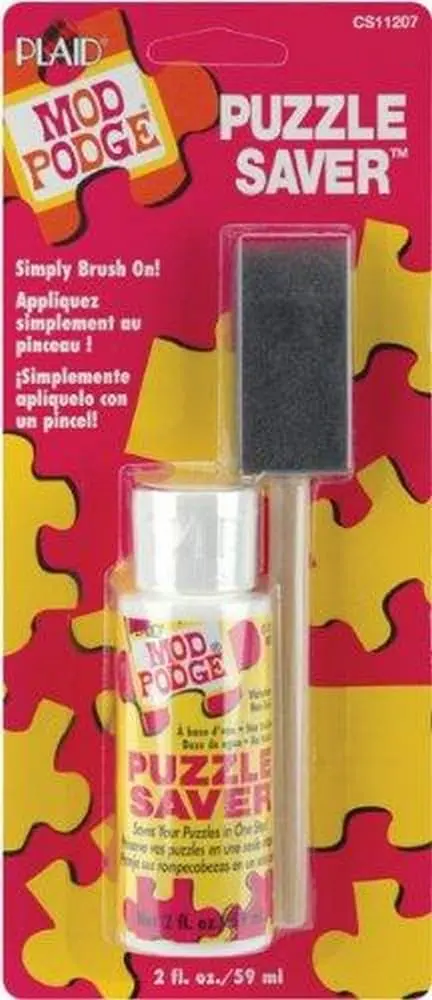 Mod Podge Puzzle Saver Glue Sealer & Finish 8 Fl Oz (237ml) | Non-Toxic Water-Based Formula - main product image