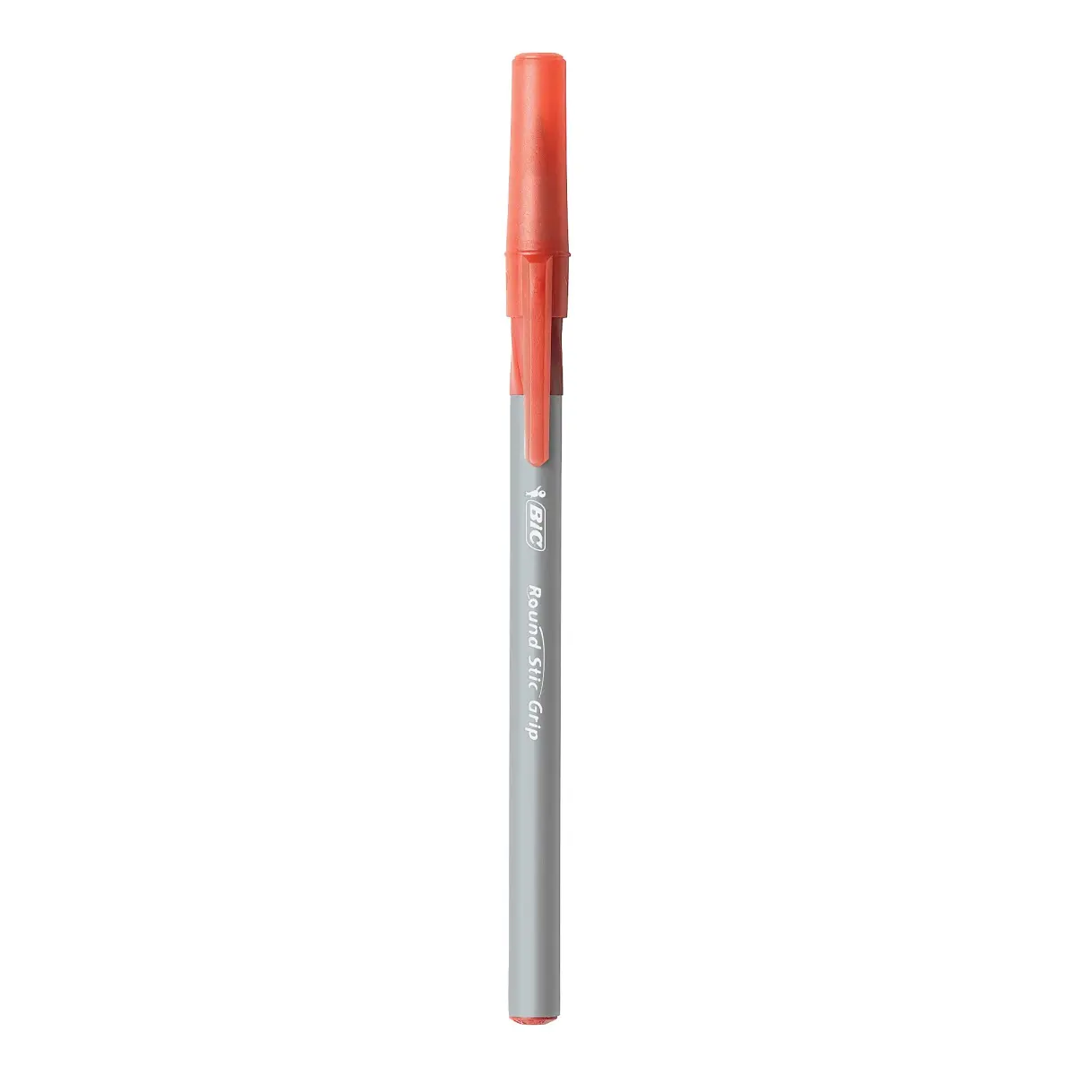 BIC Round Stic Grip Xtra Comfort Red Ballpoint Pens, Medium Point (1.2mm), 24 Pens | Smooth Ink Flow for Students & Office - view 2