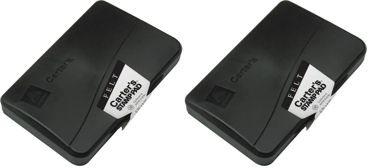 Avery Carter's Felt Stamp Pad 2.75" x 4.27" Uninked | Craft & Office Use, Refillable - main product image