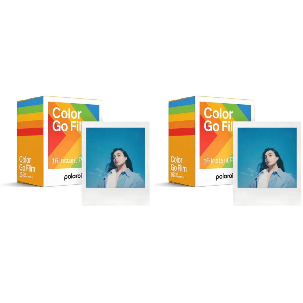 Polaroid Go Color Film Double Pack (16 Photos Per Pack) | Compatible with Polaroid Go Camera - main product image