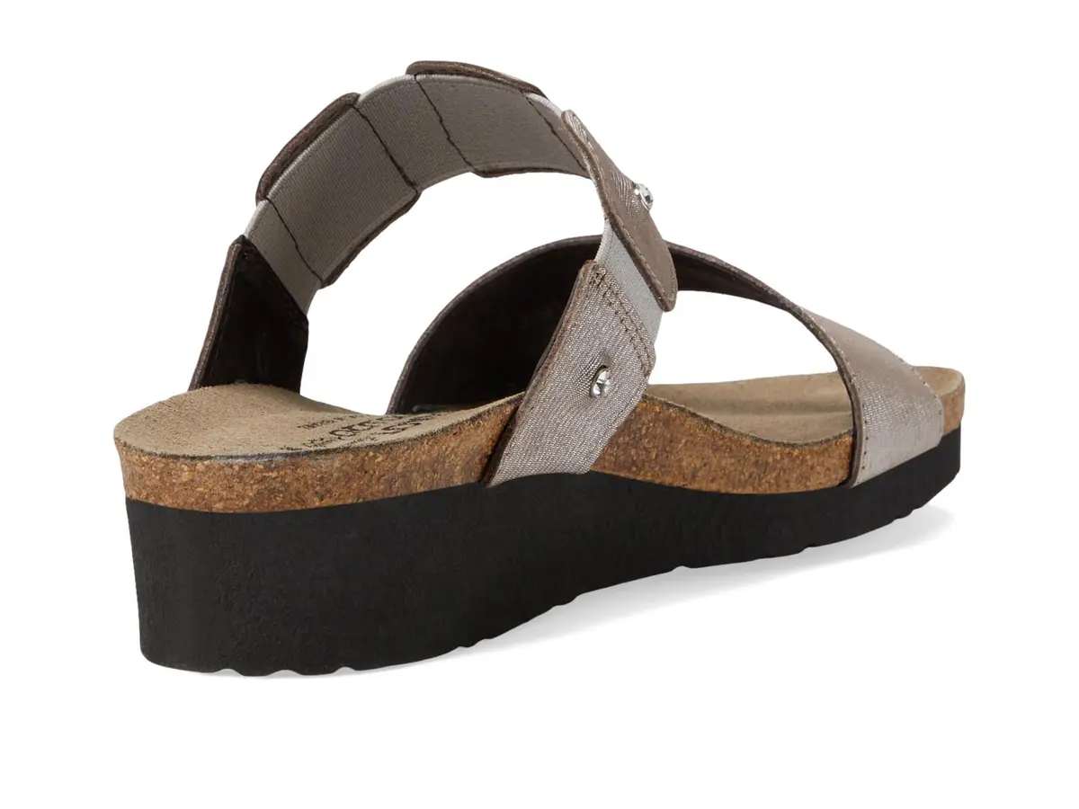 NAOT Ashley Sandal Leather - 8-8.5 M US | Silver Threads Comfort - view 7