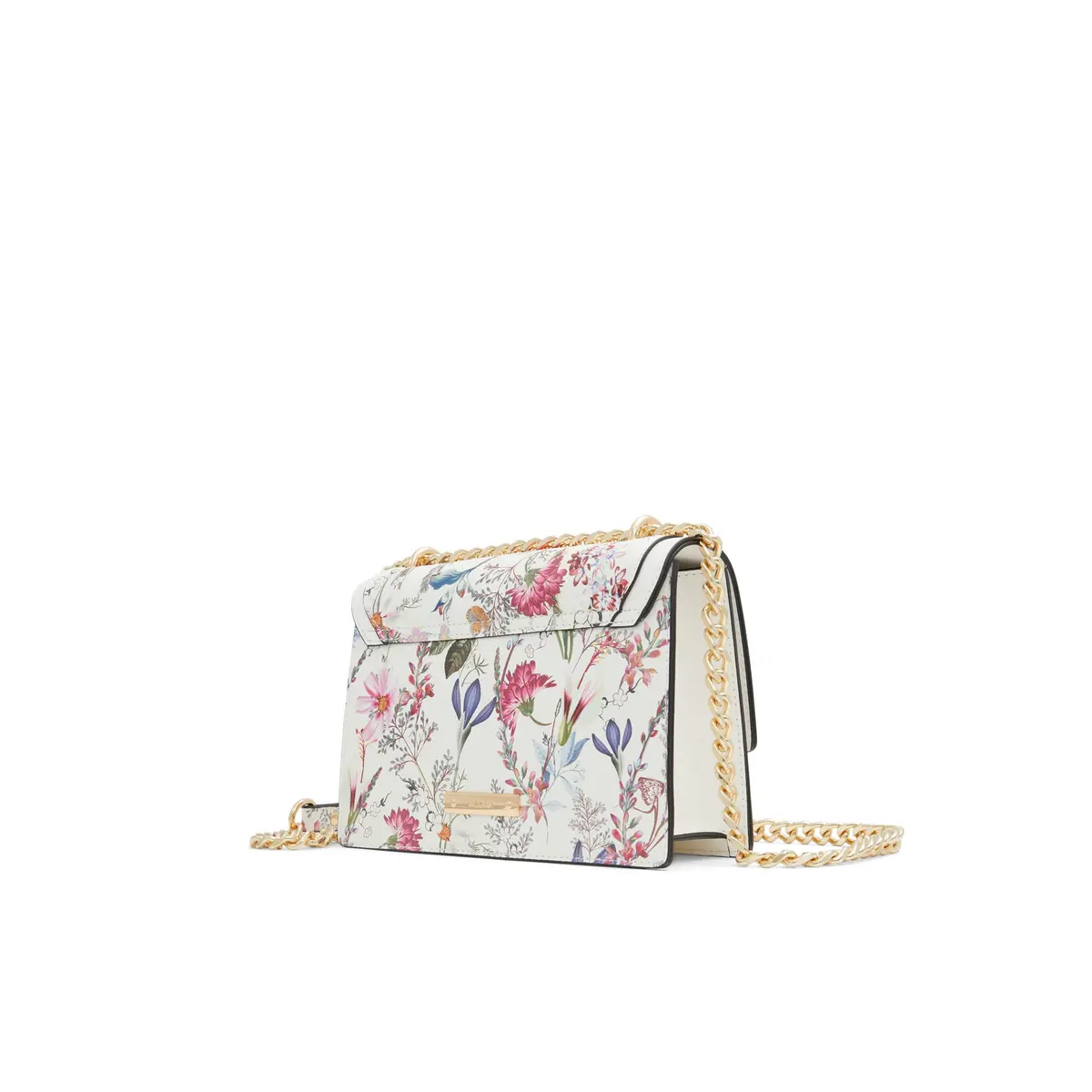 ALDO Byworthh Cross Body Bag Small Floral Bright Multi | Versatile Chain Strap - view 5