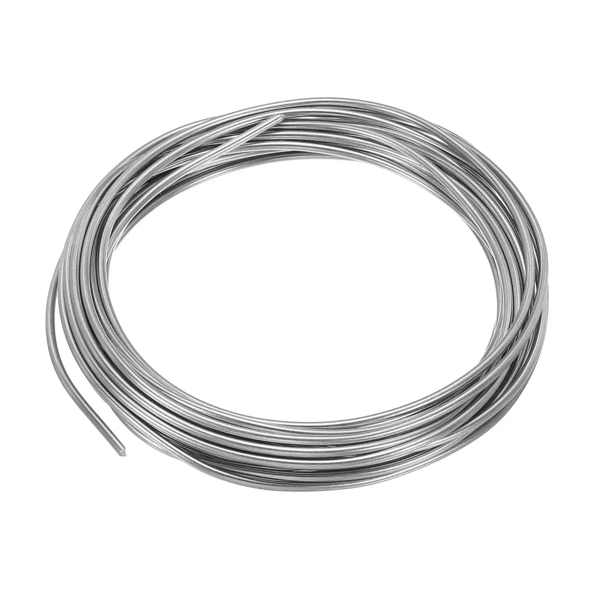 PATIKIL 99.99% High Purity Zinc Wire 2mm (16.4ft/5m) | Soft, Bendable Craft Wire for Shaping & DIY - main product image