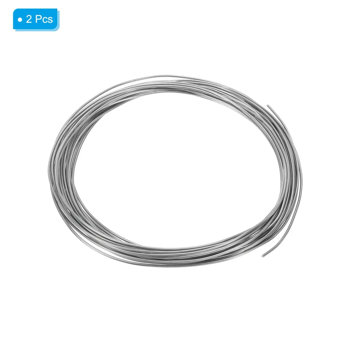 PATIKIL 99.995% Pure Zinc Wire 20 Gauge 1mm Diameter, 10m (32.8ft) Total Length | Corrosion-Resistant Craft Wire for Shaping & Embellishment - view 3