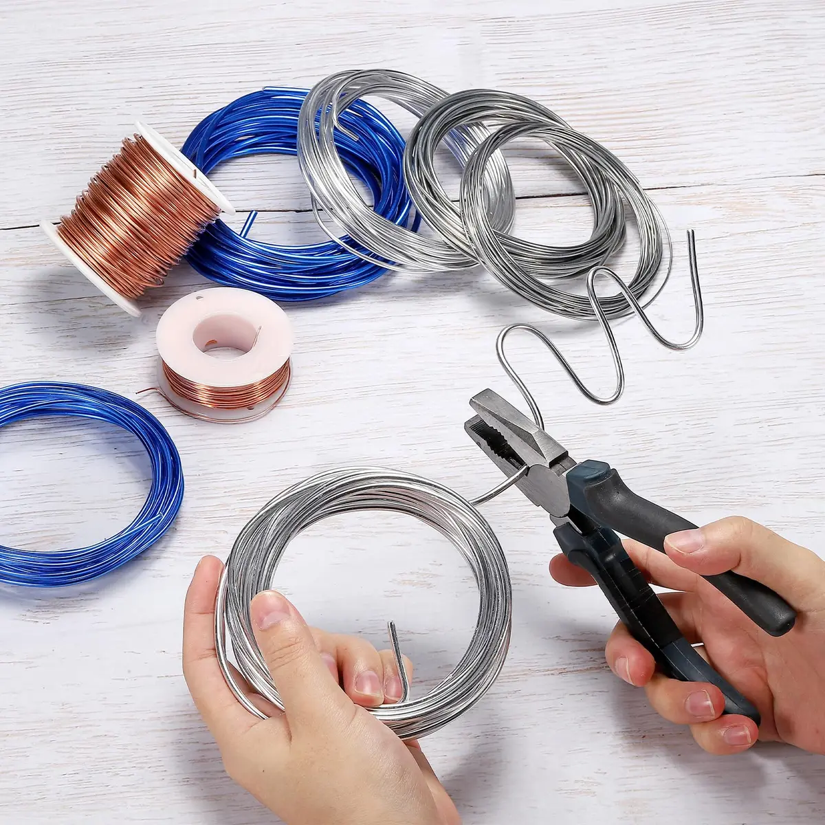 PATIKIL 99.99% High Purity Zinc Wire 1.2mm (16.4 Ft / 5 m) | Soft Beading Lab Scientific Experiment Tool - view 5