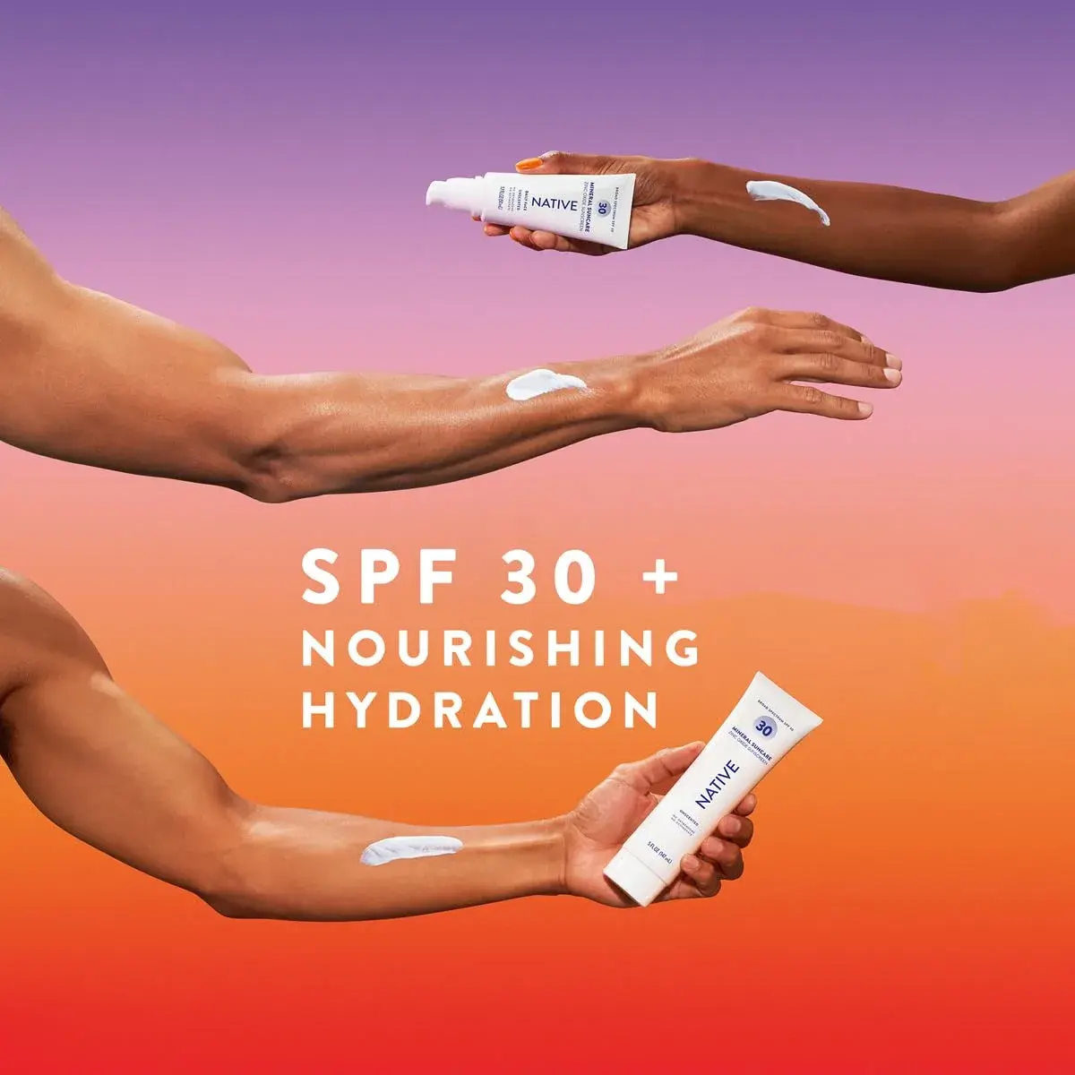 Native Sunscreen SPF 30 Lotion 148ml (5 Fl Oz) | Dermatologist Tested for Sensitive Skin - view 2