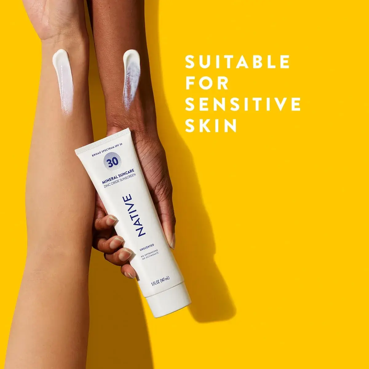 Native Sunscreen SPF 30 Lotion 148ml (5 Fl Oz) | Dermatologist Tested for Sensitive Skin - view 3