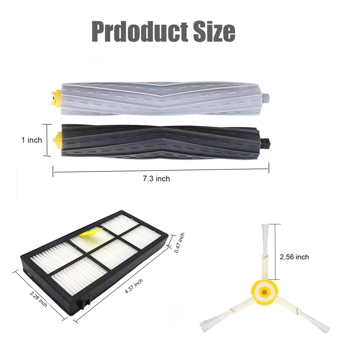 Detetap Replacement Parts Kit for iRobot Roomba 800 900 Series | Easy Fit & Durable (70-120 chars) - view 3