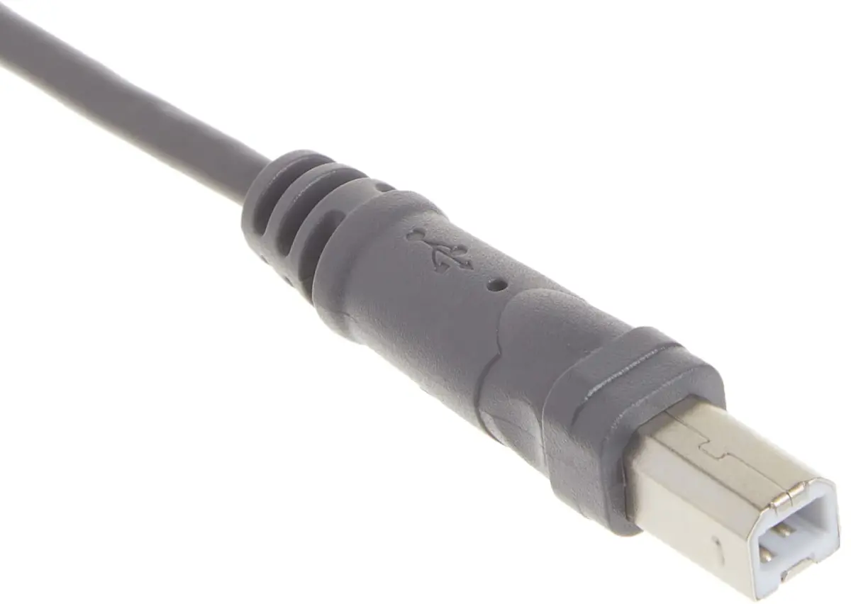 Belkin USB A/B Device Daisy Chain Cable 15cm (6 Inches) Pack of 2 | Connects Printers, Hubs, and More - view 3