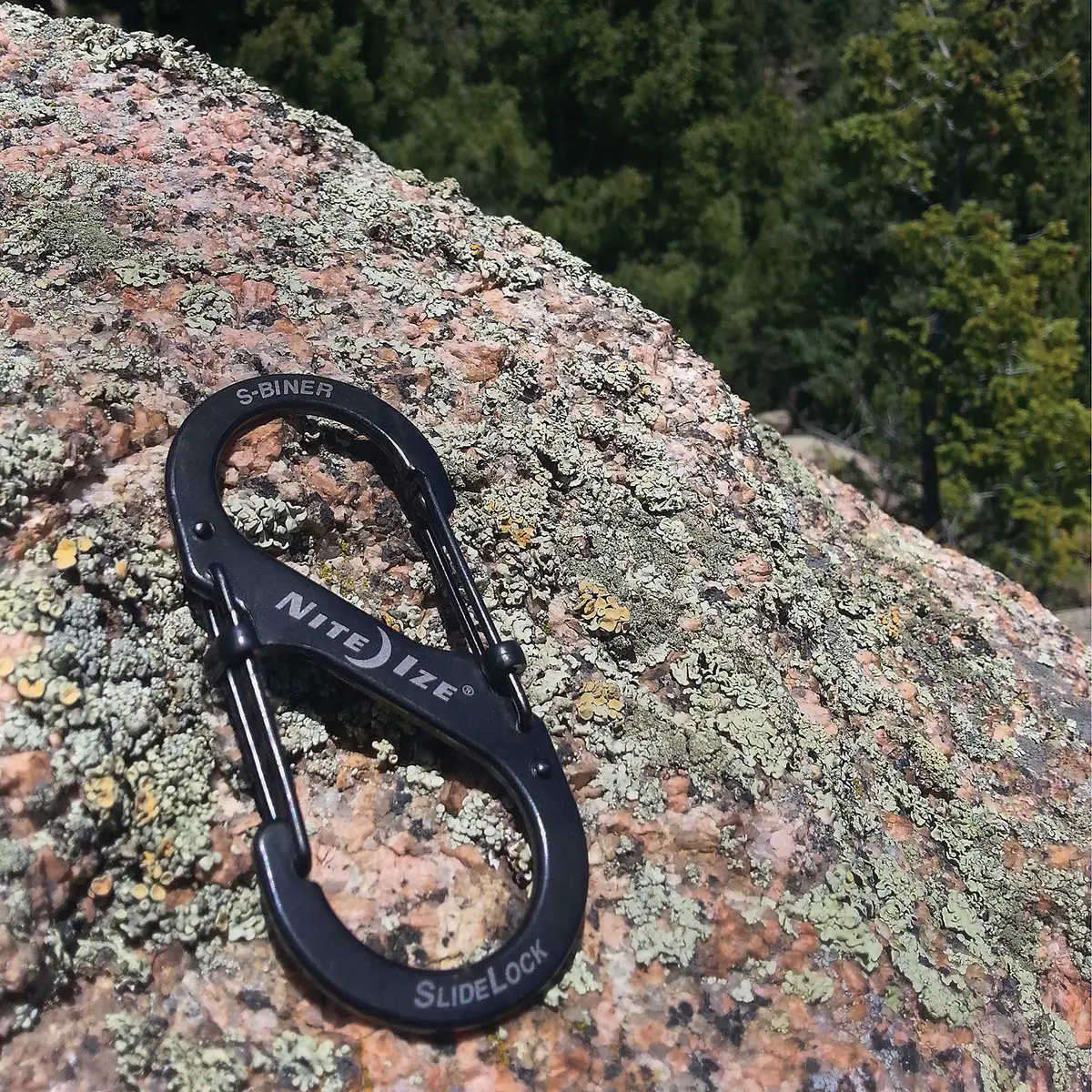 Nite Ize S-Biner Slide Lock Carabiner, Black, #4-75lb (Pack of 2) | Secure Dual Gate Locking - view 4