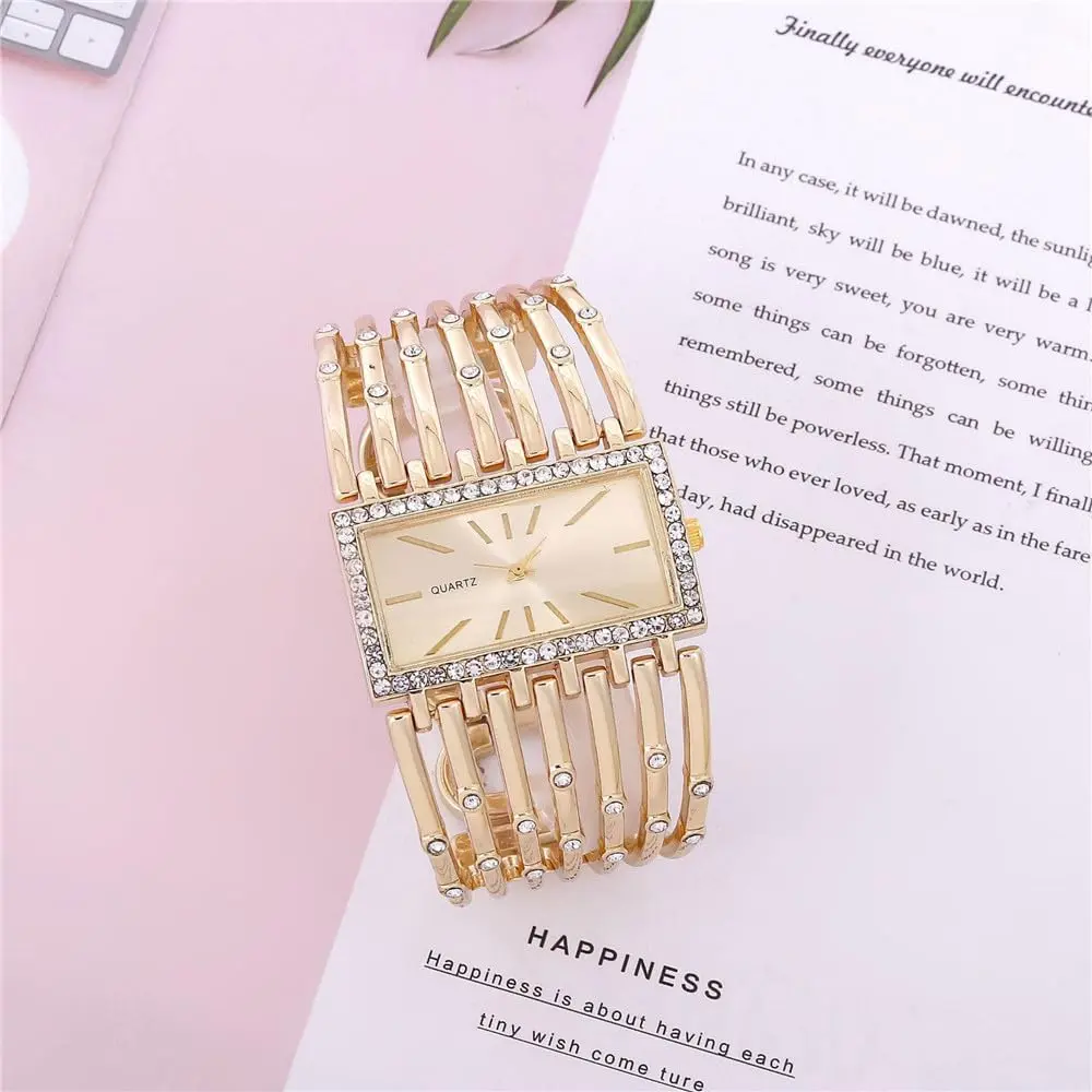 Dacdyi Women's Quartz Watch 0.28in Dial | Elegant Gold Tone Accessory - view 6