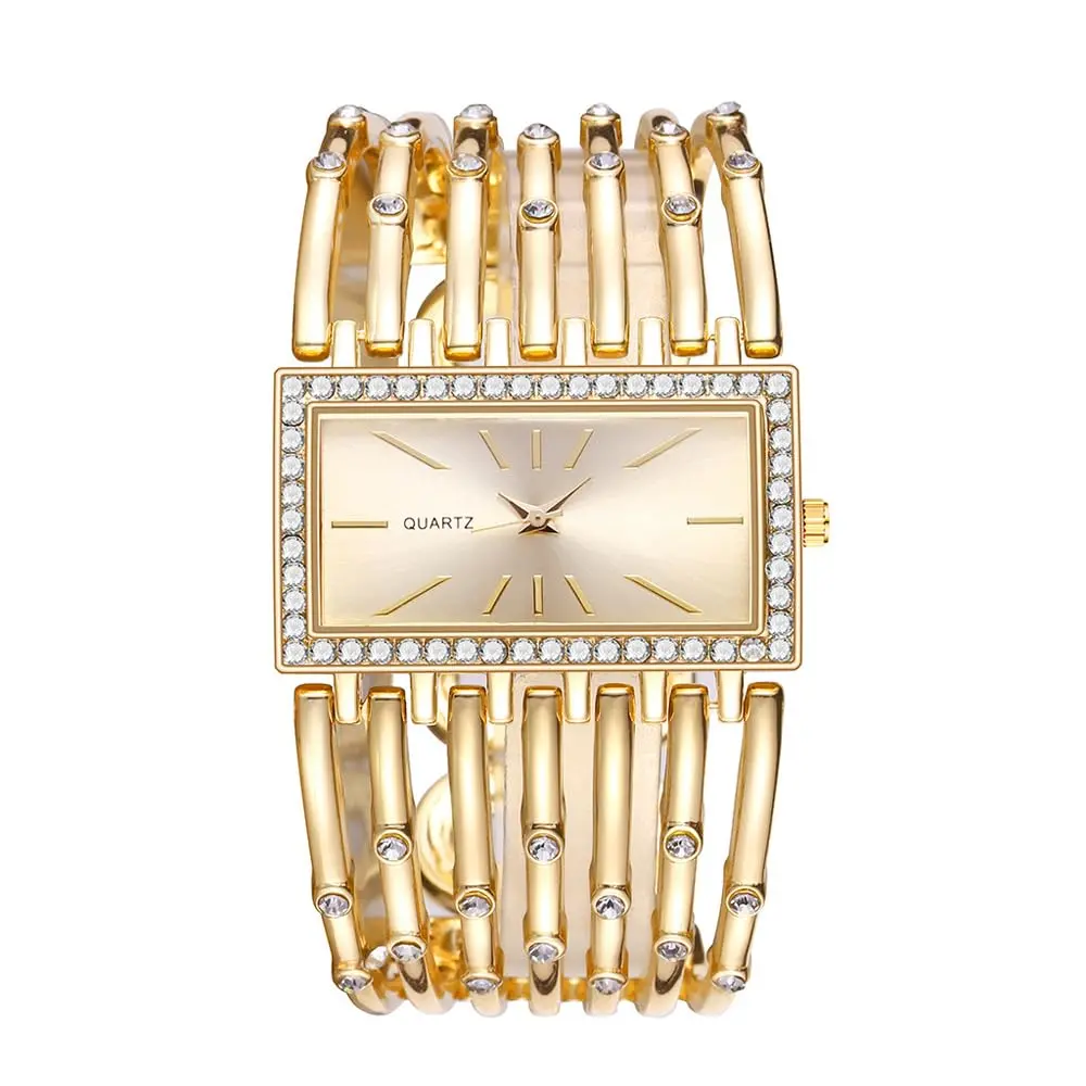 Dacdyi Women's Quartz Watch 0.28in Dial | Elegant Gold Tone Accessory - main product image