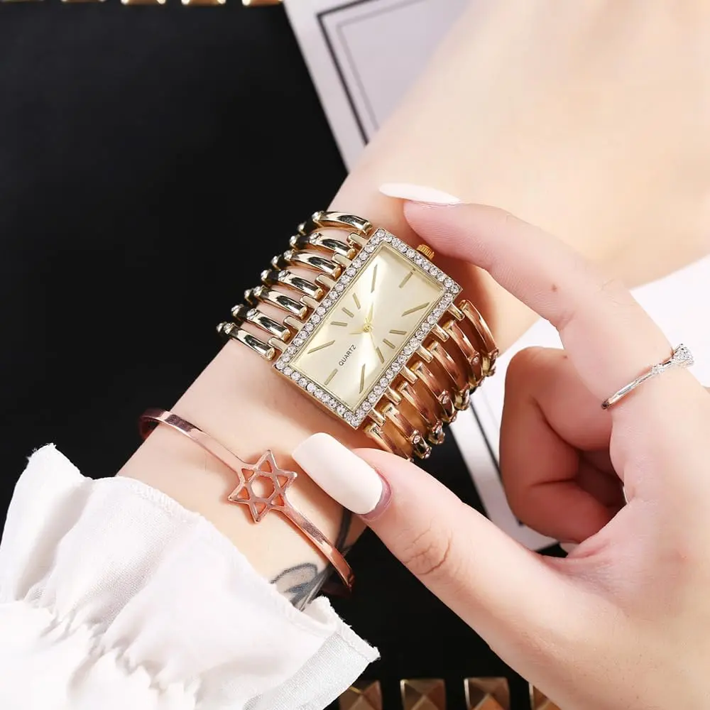 Dacdyi Women's Quartz Watch 0.28in Dial | Elegant Gold Tone Accessory - view 8